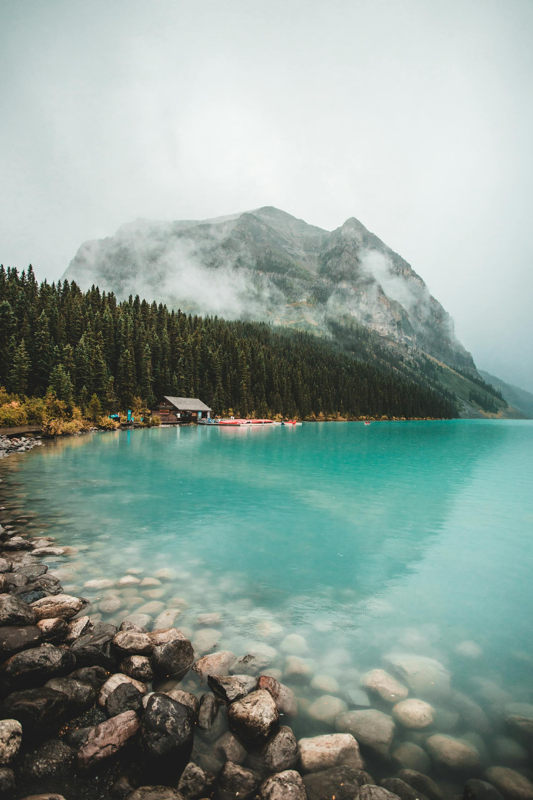 lake Louise boat house